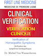 Clinical verification of Homeopathic symptoms